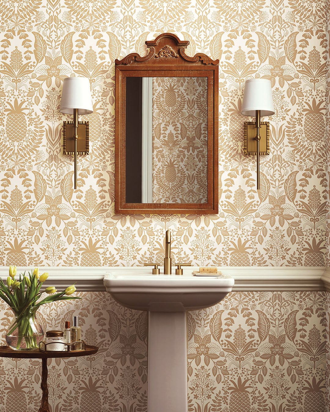 Midbec Tapeter - Pineapple Damask tapet - Köp online | Färgvaruhuset